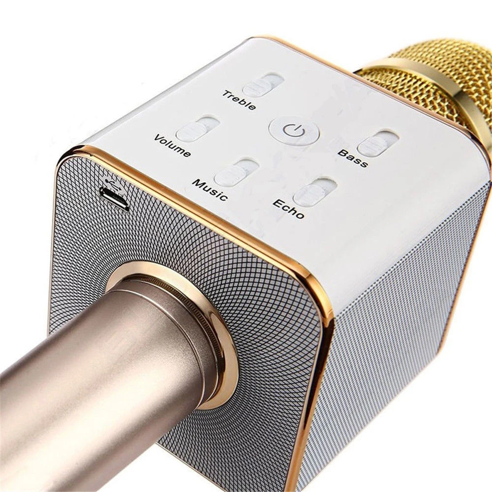 Bluetooth беспроводной караоке микрофон динамик WS858 профессиональный ручной караоке микрофон музыкальный плеер для вокала, с рекордером KTV Mic