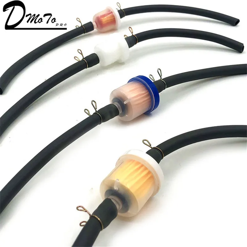 

1PCS Gasoline Oil Fuel Filter&Fuel Hose Tube&Line Clamp Set For Dirt Pit Bike Motorcycle Moped Scooter ATV Universal