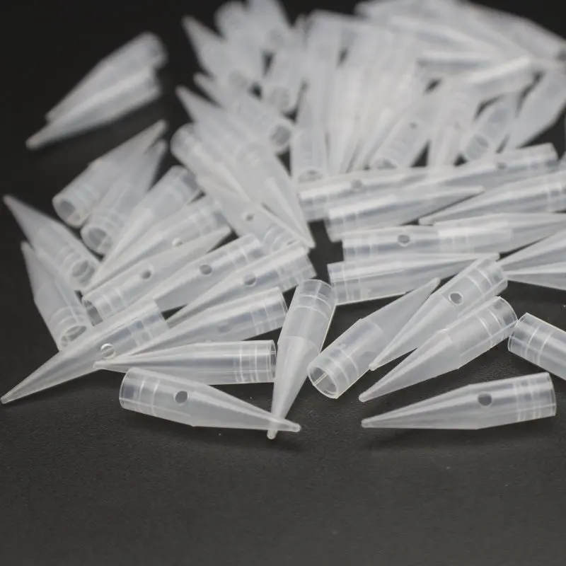 Needle Tips Permanent MakeUp Eyebrow and Lip Tattoo Needle Caps 100 pcs