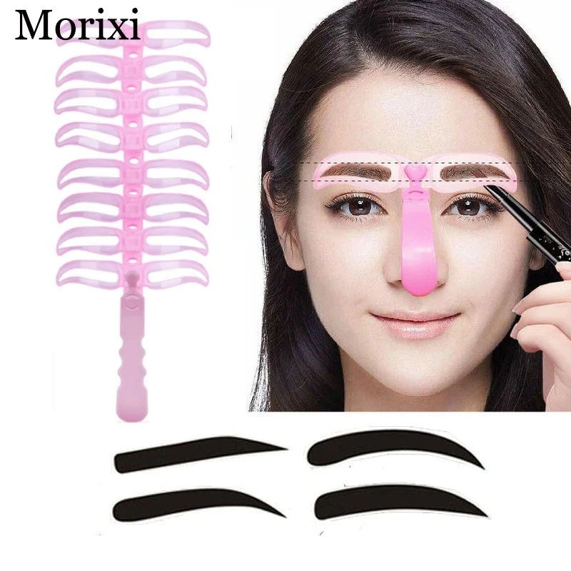 8pcssetmakeupeyebrowstencilsprofessionalbeautycosmetictools