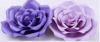 

Large paper flowers stage background window display wedding flowers handmade craft flowers