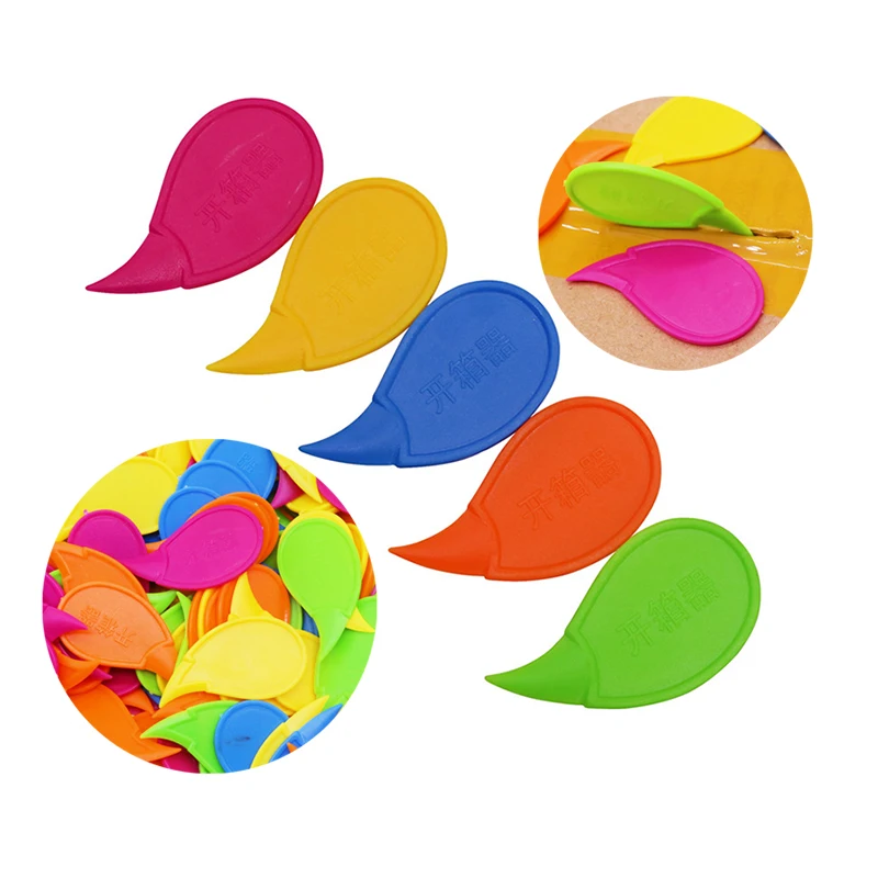 Abrebotellas de plástico portátil, suministros de corte, abrebotellas, funda de transporte portátil, llavero, rebanador, cuchillo de Desembalaje de plástico