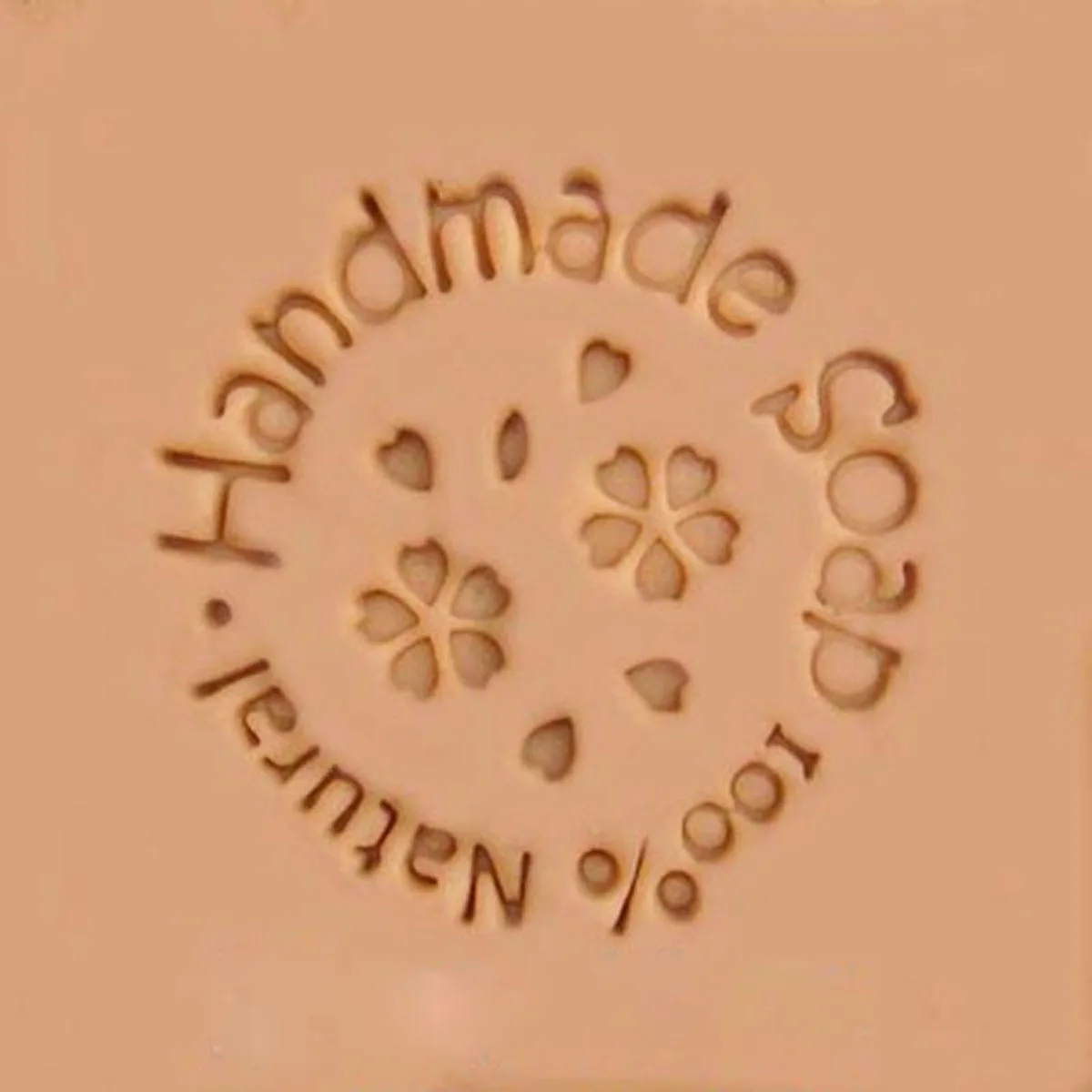 Handmade Natural Letter Clear Acrylic Stamp, Alphabet Flower Leaf Pattern, Transparent Imprint Seal, Soap Stamp for Chapter