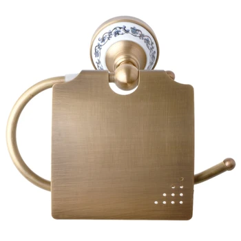 

Antique Brushed Copper & Porcelain Bathroom Hardware Accessories-Paper holder