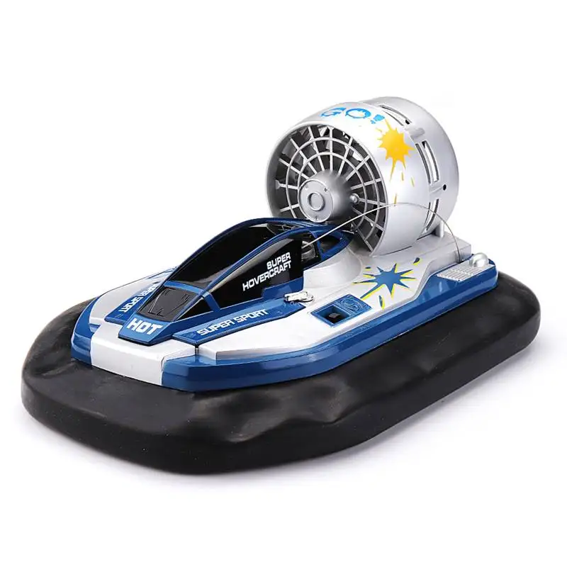 RC Boat HHY7805296 Radio Control Mini 7KM/H 40HZ Brush Motor RC Hovercraft RC Boat Vehicle Models RTR Toys for Kids in 3 colors