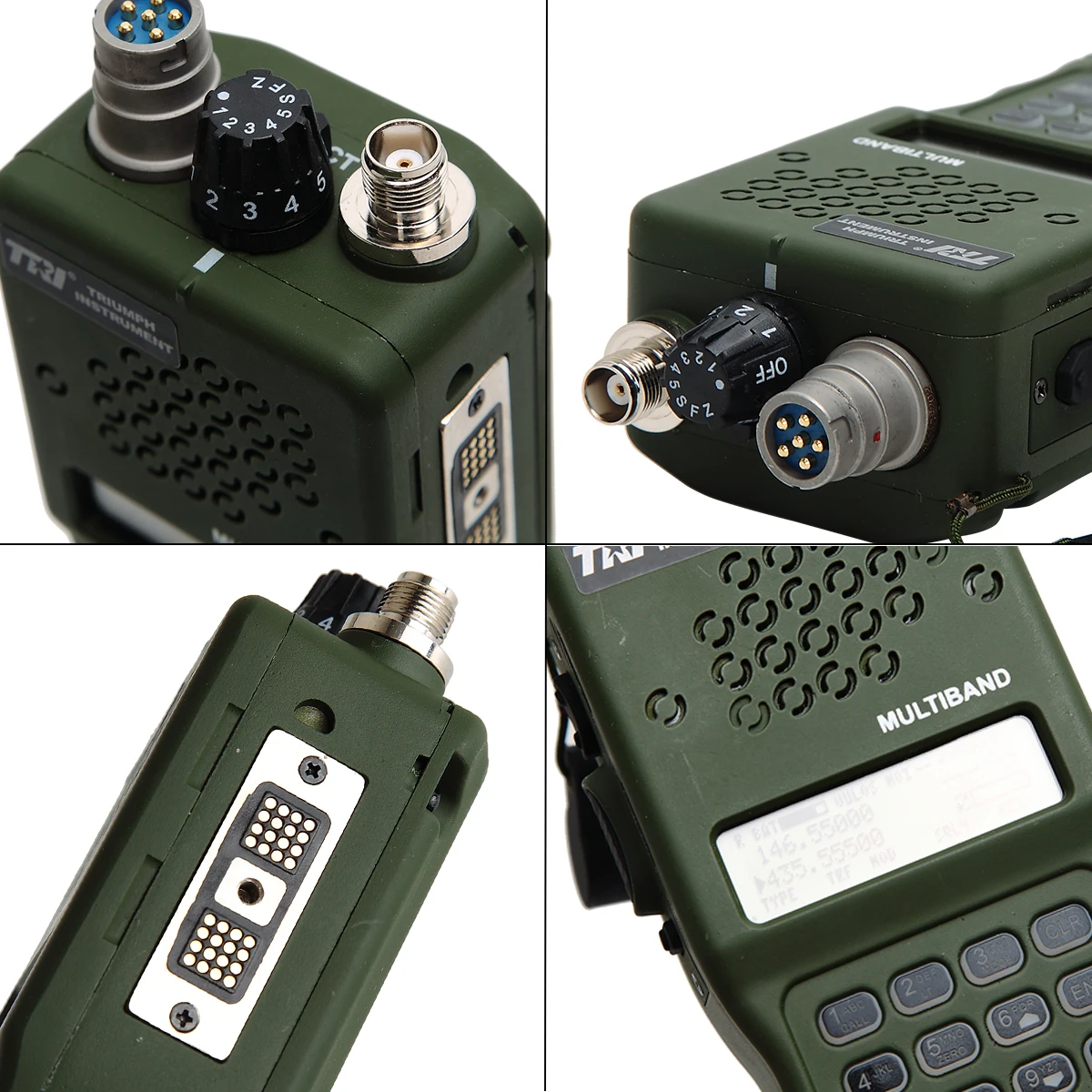 TRI AN/PRC-152A(UV) 10 Вт IPX7 тактический CS VHF UHF двухдиапазонный военный MBITR алюминиевый рация Ham Радио Harris TRI PRC-152