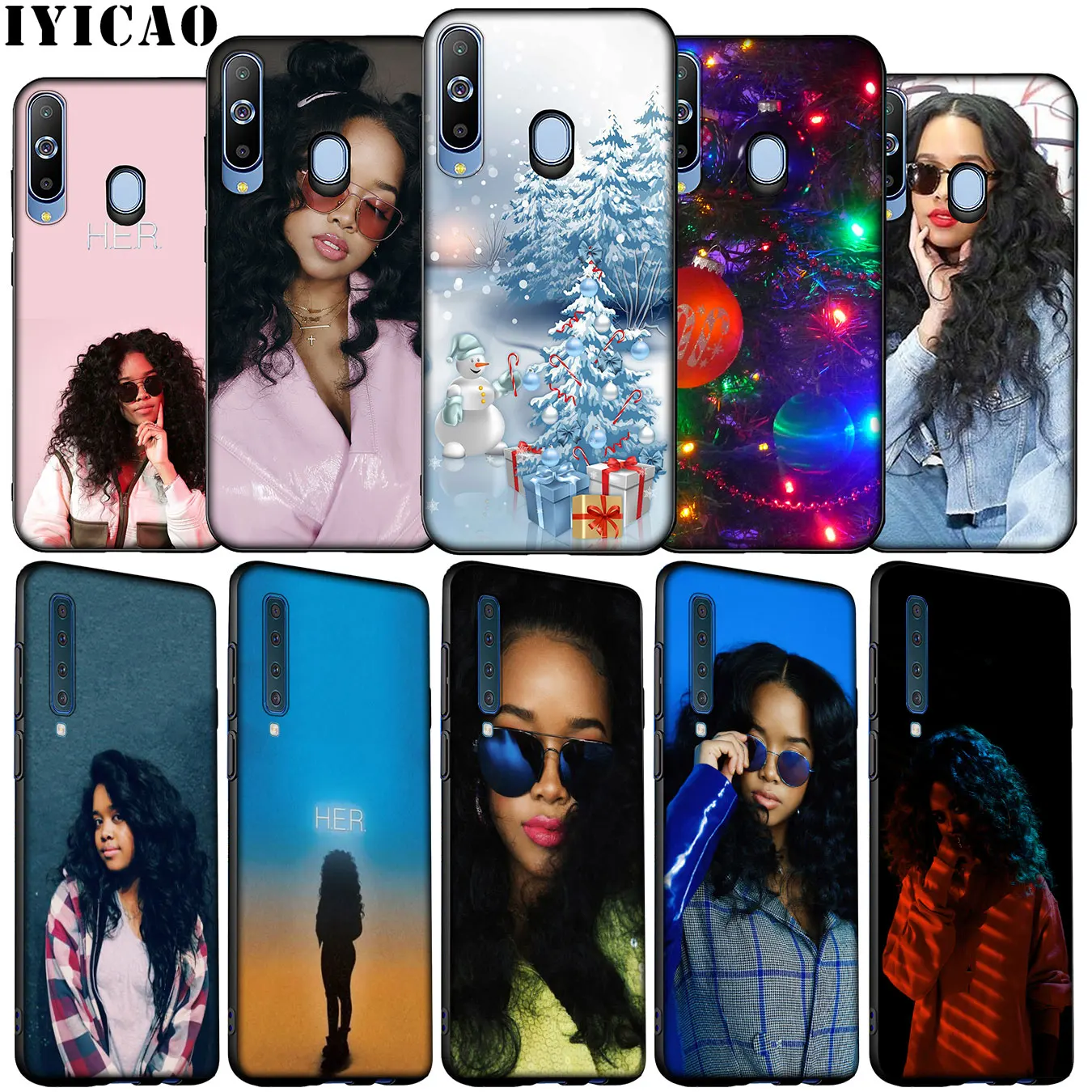 Singer H.E.R Gabi Wilson Soft Silicone Case for Samsung Galaxy A70 A50 A60 A40 A30 A20 A10 M10 M20 M30 M40 A20E Cover | Мобильные