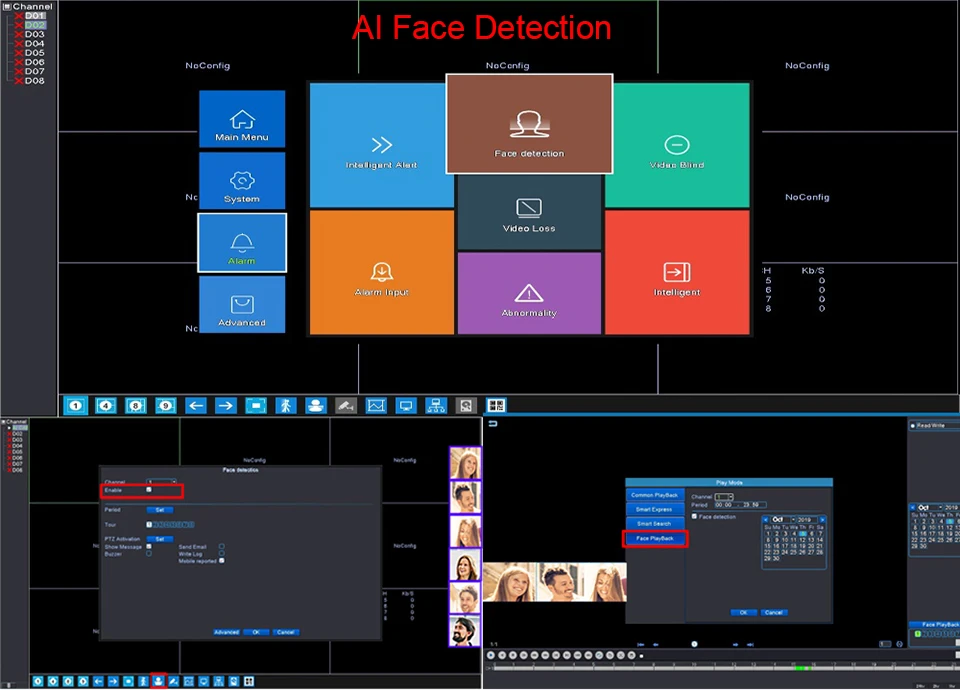 ai face menu