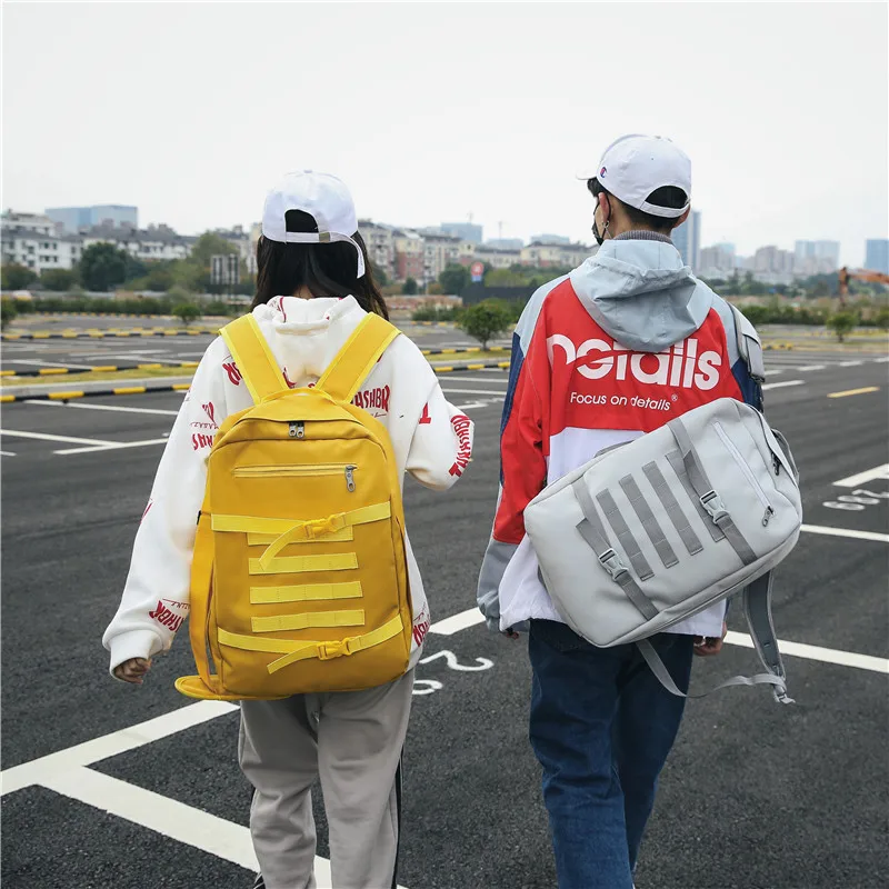 

Origional Casual Backpack Men And Women Large Capacity Canvas High School Schoolbag Women's Korean-style Men Backpack Fashion