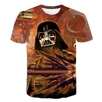 

PINSHUN The New Premium men's Women Star Wars cartoon Costumes movie harajuku adult darth vader funny men t shirt