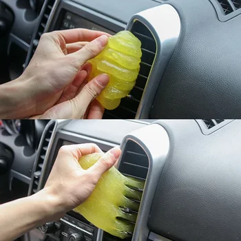 

New magic Car Cleaning Soft Rubber Vehicle Air Conditioning Outlet Dedusting Soft Mud Multi-function Keyboard Cleaning Glue Dust