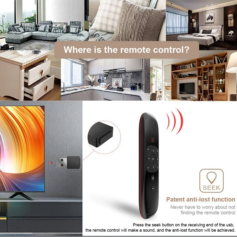 Беспроводная клавиатура W2 Flying Air Mouse 2 4G голосовая ТВ приставка поддержка ПК/VS/W1/I8/и