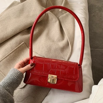 

Fashion Design Bag Chic Ladies Hand Bags Evening Party PU Leather Handbags Women Underarm Package Shoulder Bags Casual