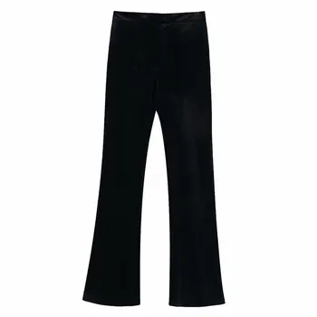 

Woah 2019 Bb45-9824 European and American fashionable velvet casual pants