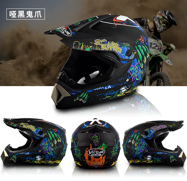 Новинка, мужской светильник, супер сюрприз, мотоциклетный шлем, ATV, Dirt bike, для спуска на гору, кросс, capacete, motocicleta, cascos, для мотокросса - Цвет: 9