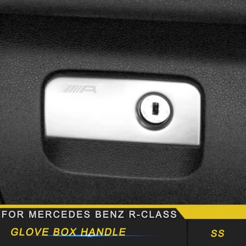 

For Mercedes Benz R-Class 2014-2017 Car Styling Glove Storage Box Handle Cover Trim Frame Sticker Interior Accessories