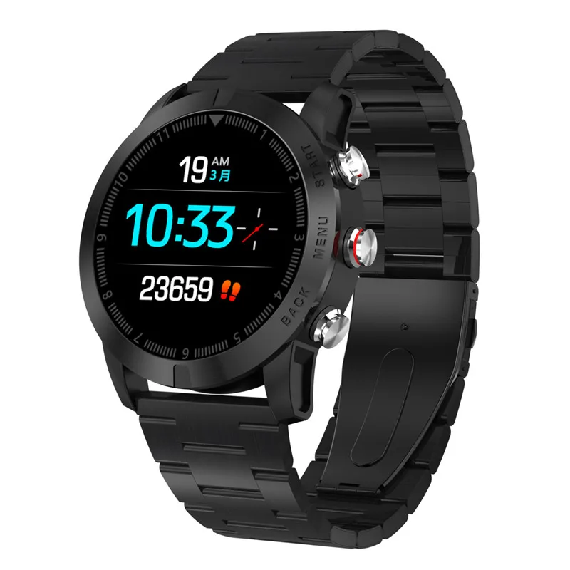 Хит, умные часы, умный Браслет L5 L9 T80 DT98 S10 Y6 Q8, модные спортивные часы, мониторинг сердечного ритма, шагомер, водонепроницаемые часы - Цвет: S10 black steel