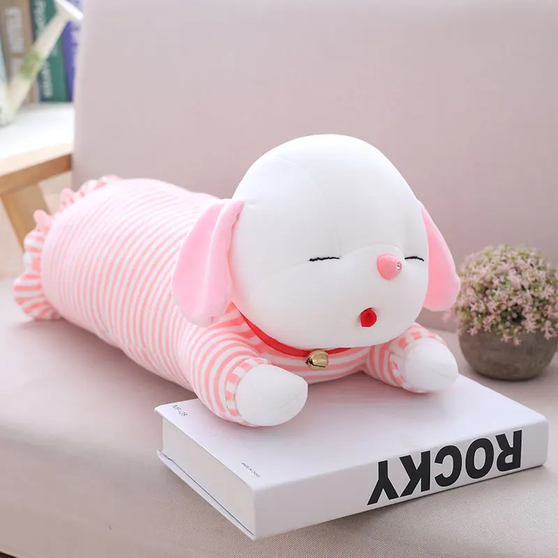 pink Милые мягкие игрушки, животные Собака Кукла Kawaii собака мягкая набивка мультфильм Подушка, плюшевые игрушки для девочек ребенок дети подарок домашний декор - Цвет: pink