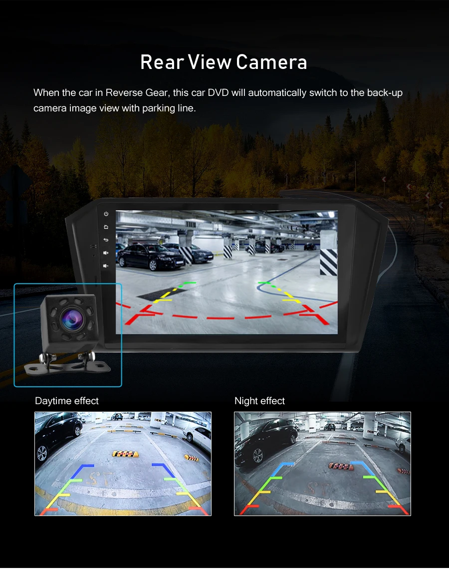 Best Android 9.0 car Radio Multimedia DVD Player For Volkswagen Passat Magotan 2015-2017 Auto GPS Navigation Stereo Video Stereo 7