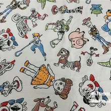 50X180 м мальчик игрушка вязанная хлопчатобумажная ткань пэчворк DIY Детская одежда материал шитье футболка простыни куртка