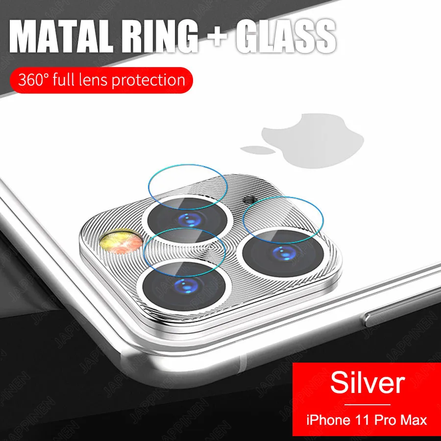 Для iPhone 11 Pro Max защитный чехол для камеры для iPhone 11 11 Pro 11Pro металлический защитный кольцевой чехол для объектива камеры заднего вида