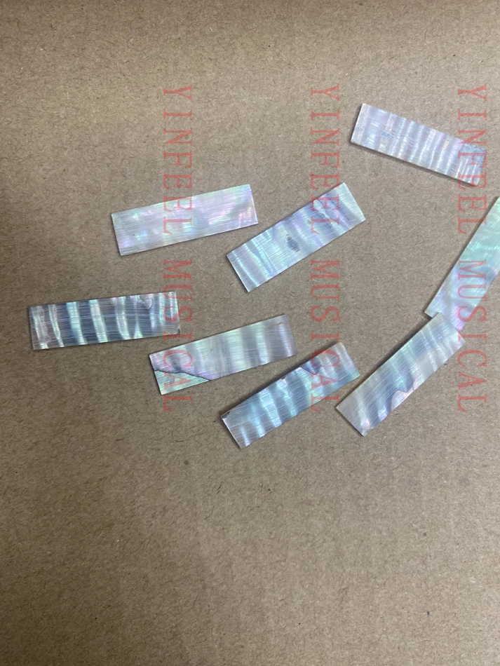 Free Shipping 10 Pcs New Quality Flamed dobule bass bow Frog Abalone Slides Parts Accessories | Спорт и развлечения