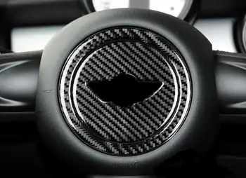 

50pcs Carbon Fiber Steering Wheel Stickers Cover Trim for Mini Cooper Clubman R55 R56 R60 R61 Accessories