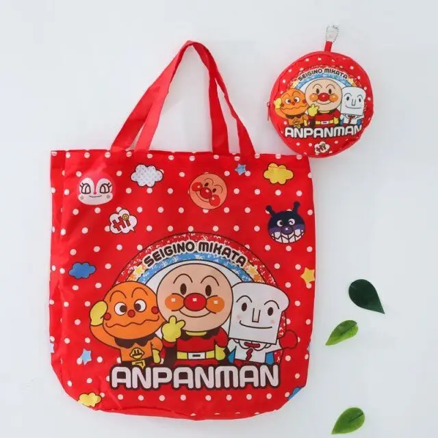 White Anpanman Cinnmoroll Stitch Gudetama Сумико гураши принцесса складная сумка сумки повседневные сумочки для шопинга подарок на день рождения#3312 - Color: White