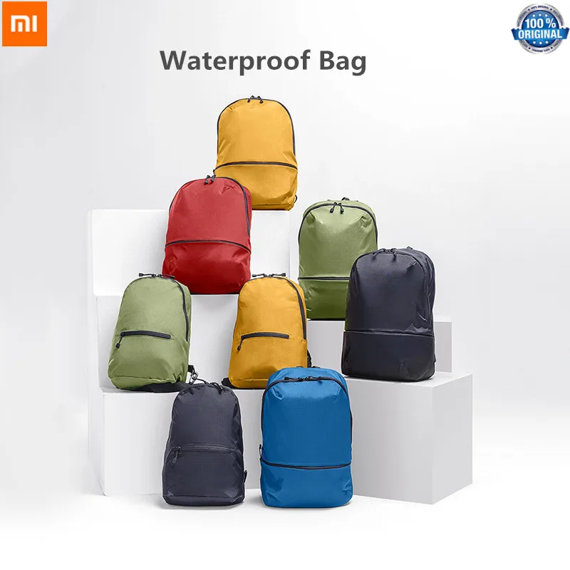 

Original Xiaomi Mi Backpack 10L Bag 8 Colors 165g Urban Leisure Sports Chest Pack Bags Men Women Small Size Shoulder Unise H30