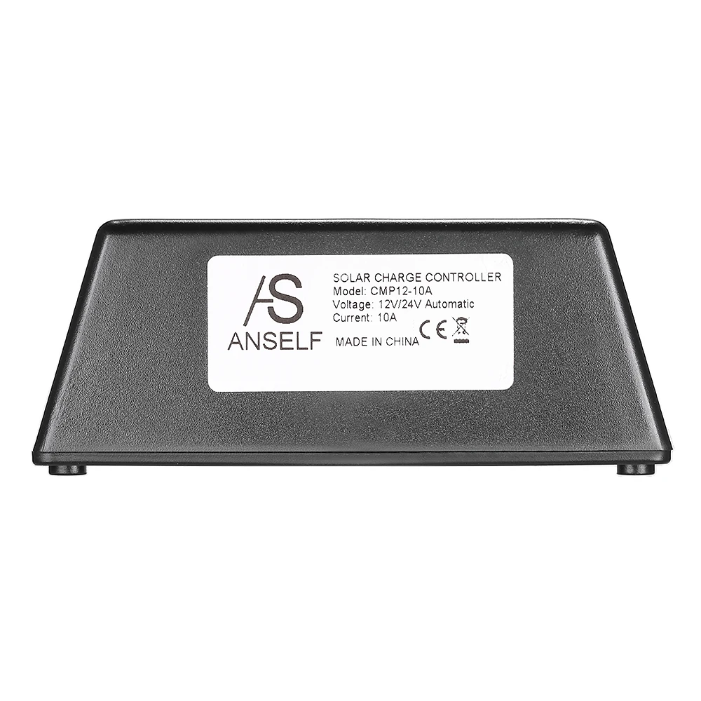 Anself 20A 10A 12 V/24 V контроллер солнечного заряда Регулятор зарядки для солнечной панели защита от перегрузки батареи