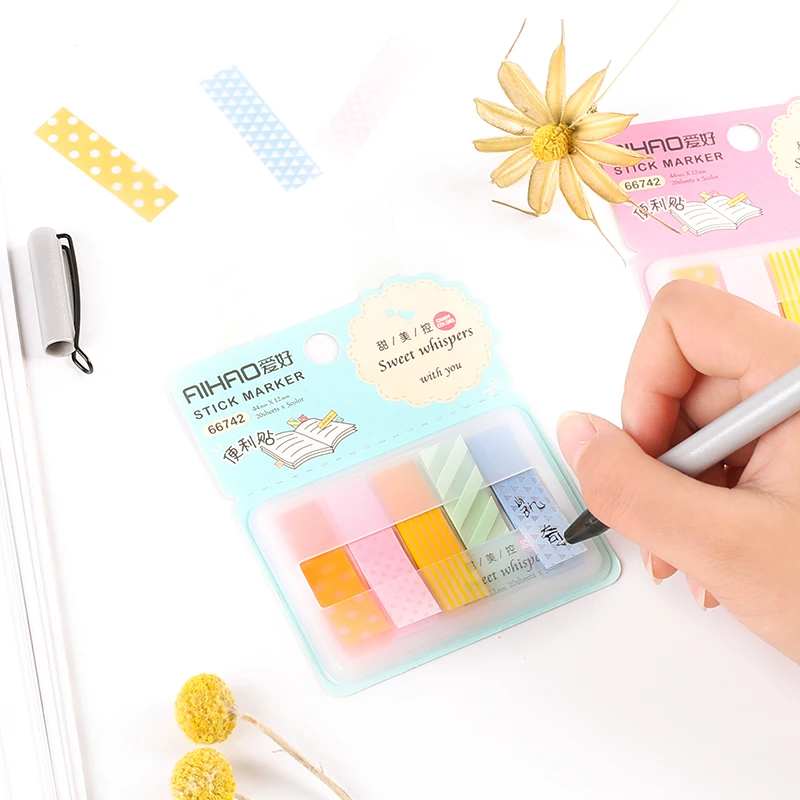 Sweet Control n Times Post Category Index Stickers Colorful Tag Sticker Retractable Life Post