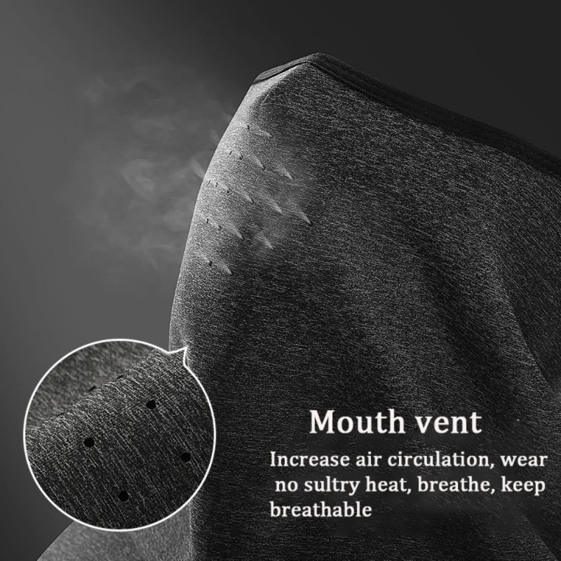 Winter Motorcycle Face Mask Windproof Fleece Ski Cycling Sport Face Cover Warm Neck Scarf Breathable Balaclava Bandana Men Women