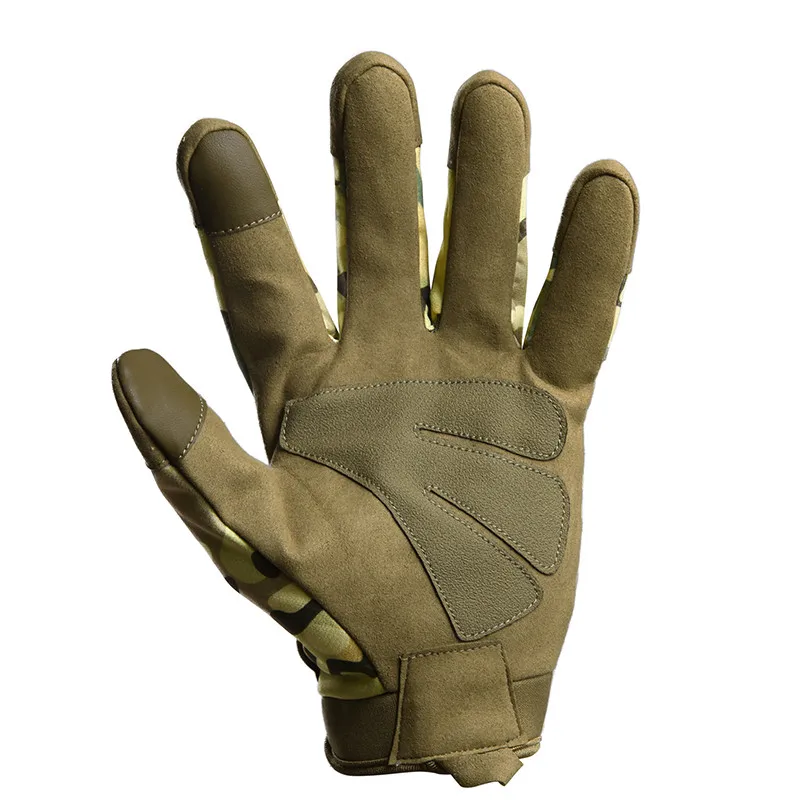 Водонепроницаемые камуфляжные перчатки с мягкой оболочкой на весь палец мужские