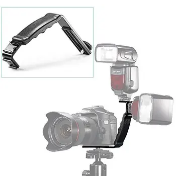 

Camera Flash Bracket DV Bracket Photography Fill Light Bracket Stabilizer Single L Bracket Double