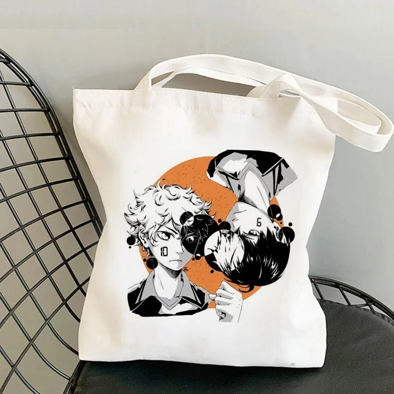 Haikyuu shopping bag shopper eco canvas cotton shopper bolsas de tela bag shoping reusable string net sacolas