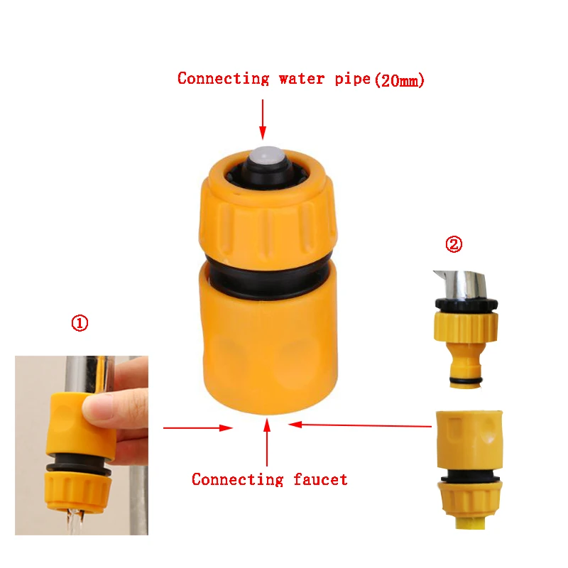 3 шт. быстрая водопроводная вода разъем адаптер быстрой переходник 1/2 ''3/4 ''мужской штуцер для садового шланга садовый инструмент водопровод JQ