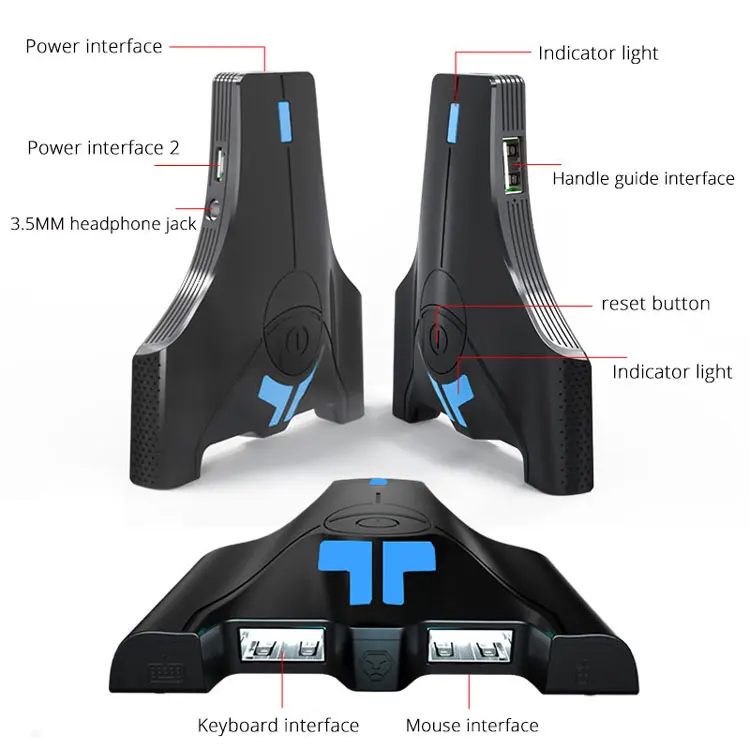 Переходник для мыши с клавиатурой поддержка 3,5 мм разъем для наушников пользовательский кнопочный Контроллер конвертер коробка для PS4 Xbox Один переключатель аксессуары