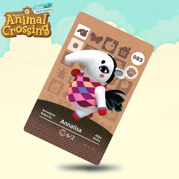 

083 Annalisa Animal Crossing Card Amiibo Cards Work for Switch NS 3DS Games