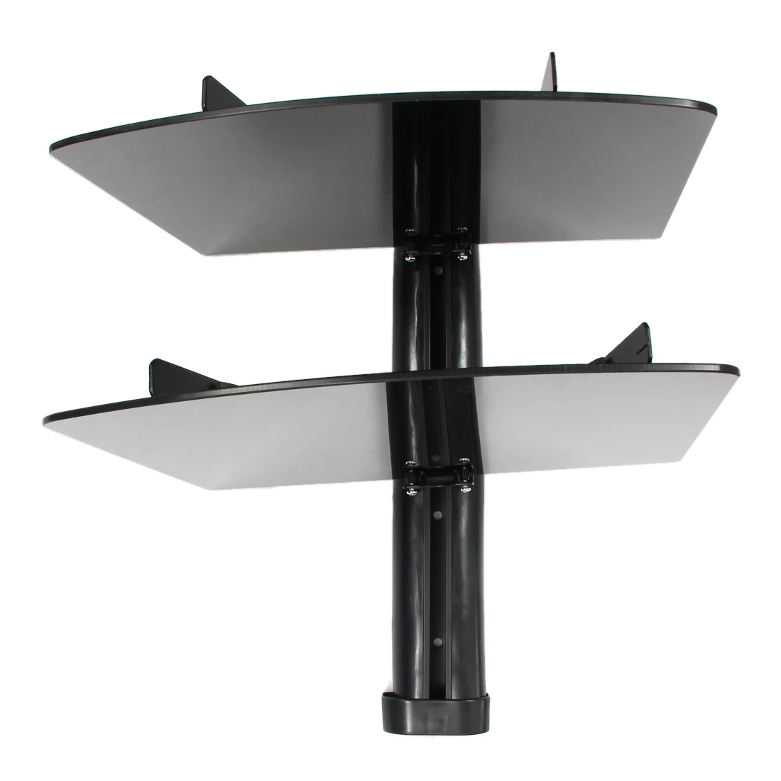 

2Tier Wall Mount Glass Shelf Holder TV Component Cable Box DVR DVD Game Bracket