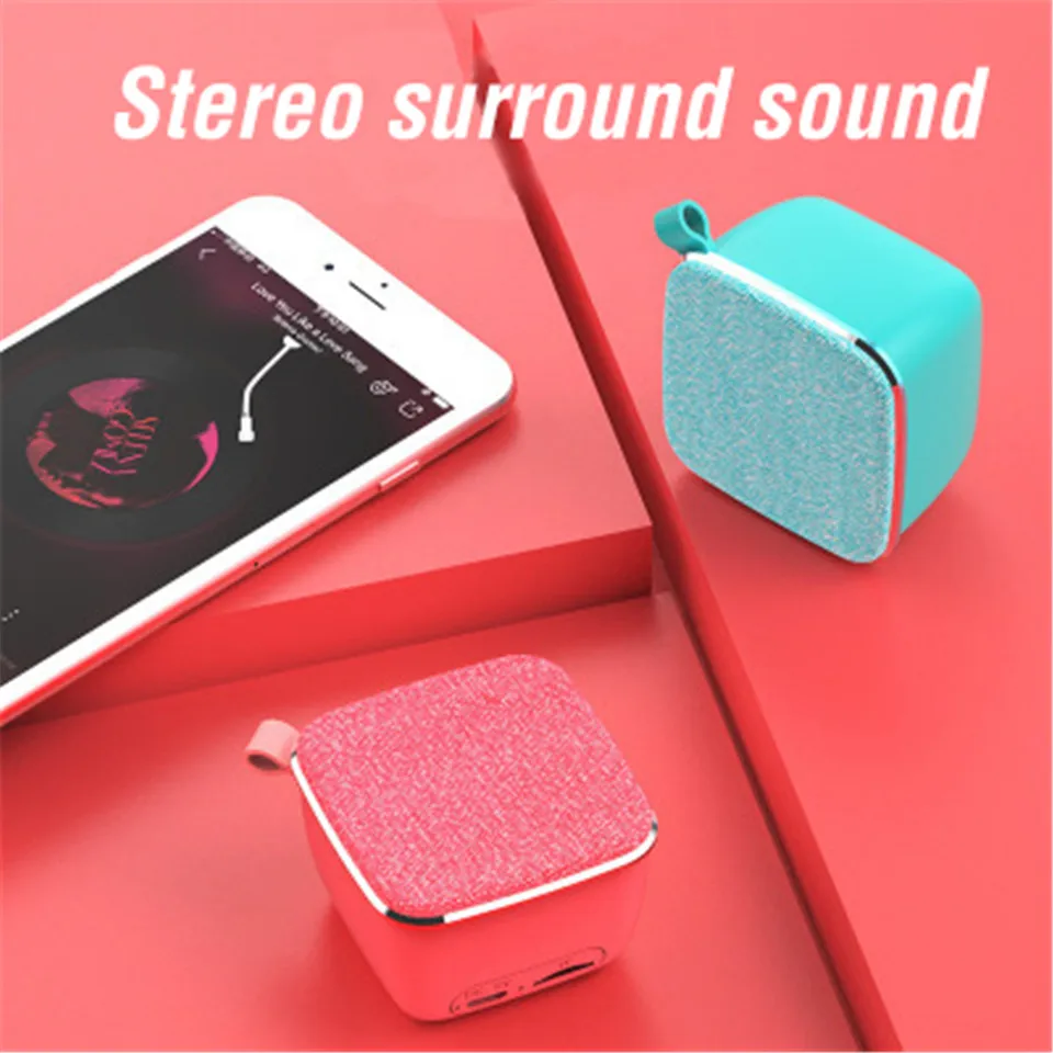 OneDer V15 bluetooth динамик 5 Вт 500 мАч TF Mico карта ABS ткани портативный TWS громкоговоритель функция громкой связи беспроводной