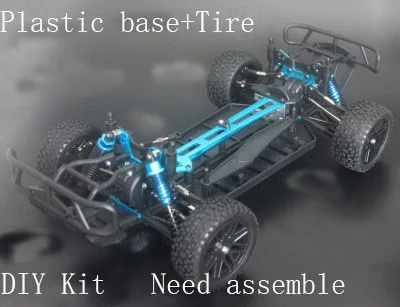 HSP 94170 Автомобильная рама бесщеточная версия 1/10 с 4 колесами RC Гусеничный пустой