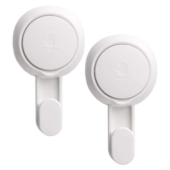 

Suction Cup Hook Without Drilling Detachable Vacuum Suction Cup Suction Hook Storage Towel Robe Loofah Waterproof Bracket Suitab