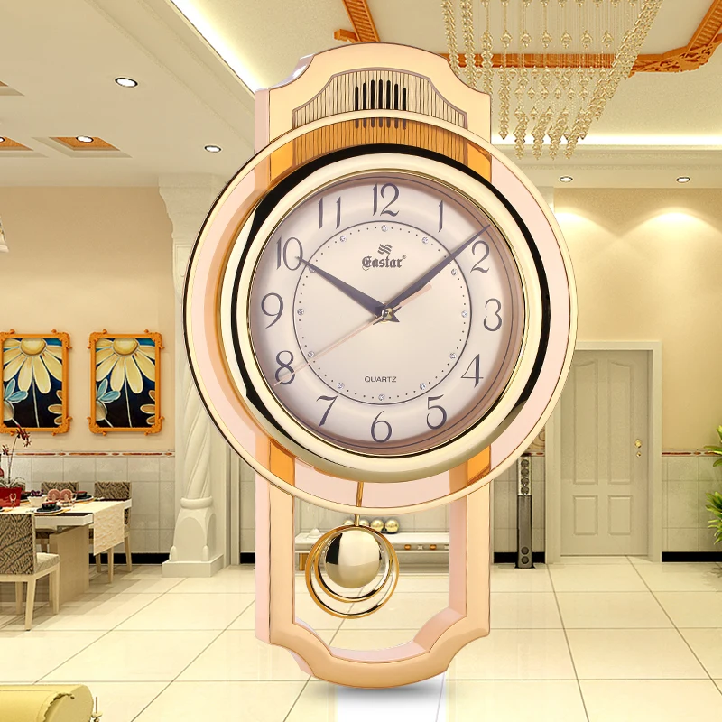 Big Silent Wall Clock Vintage Modern Design Oclock Pendulum Kitchen Clock Wall Watch Mechanism Bathroom Horloge Murale Decor S19 - Цвет: Style 2