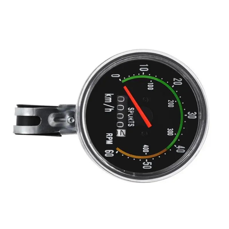 

Mechanical Bicycle Wired Stopwatch Aluminum Alloy Bike Speedometer Odometer Cycling Stopwatch for 26/27.5/28/29 inch Bikes