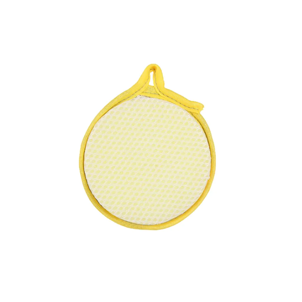 Lightweight Practical Sponge Wipe Round Double-sided Kitchen Clean Decontamination Non-staining For Restaurant Household | Дом и сад