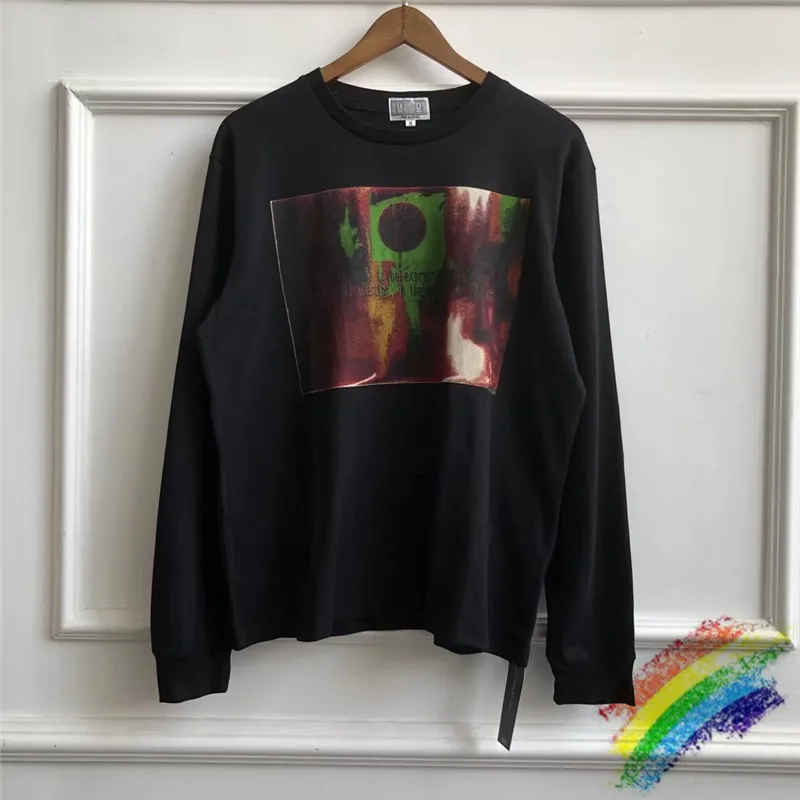 

CAVEMPT T Shirt Men Women high quality Long sleeve Splice Stripe Patch Loose Casual Spring Autumn Style C.E CAV EMPT T-Shirts