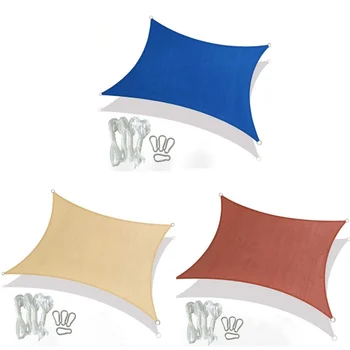 

Waterproof Sun Shelter Triangle Protector Outdoor Canopy Garden Patio Pool Shade Sail Awning Camping Shade