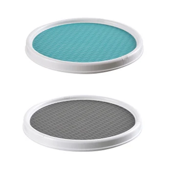 

Non-Slip Cabinet Lazy Turntable Plastic Kitchen Condiment Single-Layer Rotating Storage Box