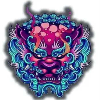 

2020 New Style Back of Hand Colored Totems Fake Tattoo Temporary Tattoo Sticker Tatto Temporary Tatoo Sticker 12 x 15.5cm