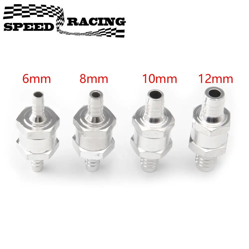 One Way Fuel Non Return Check Valve Petrol Diesel Aluminium Alloy For Carburettor Low Pressure Fuel Systems 6/8/10/12mm FP-1048 fuel check valve